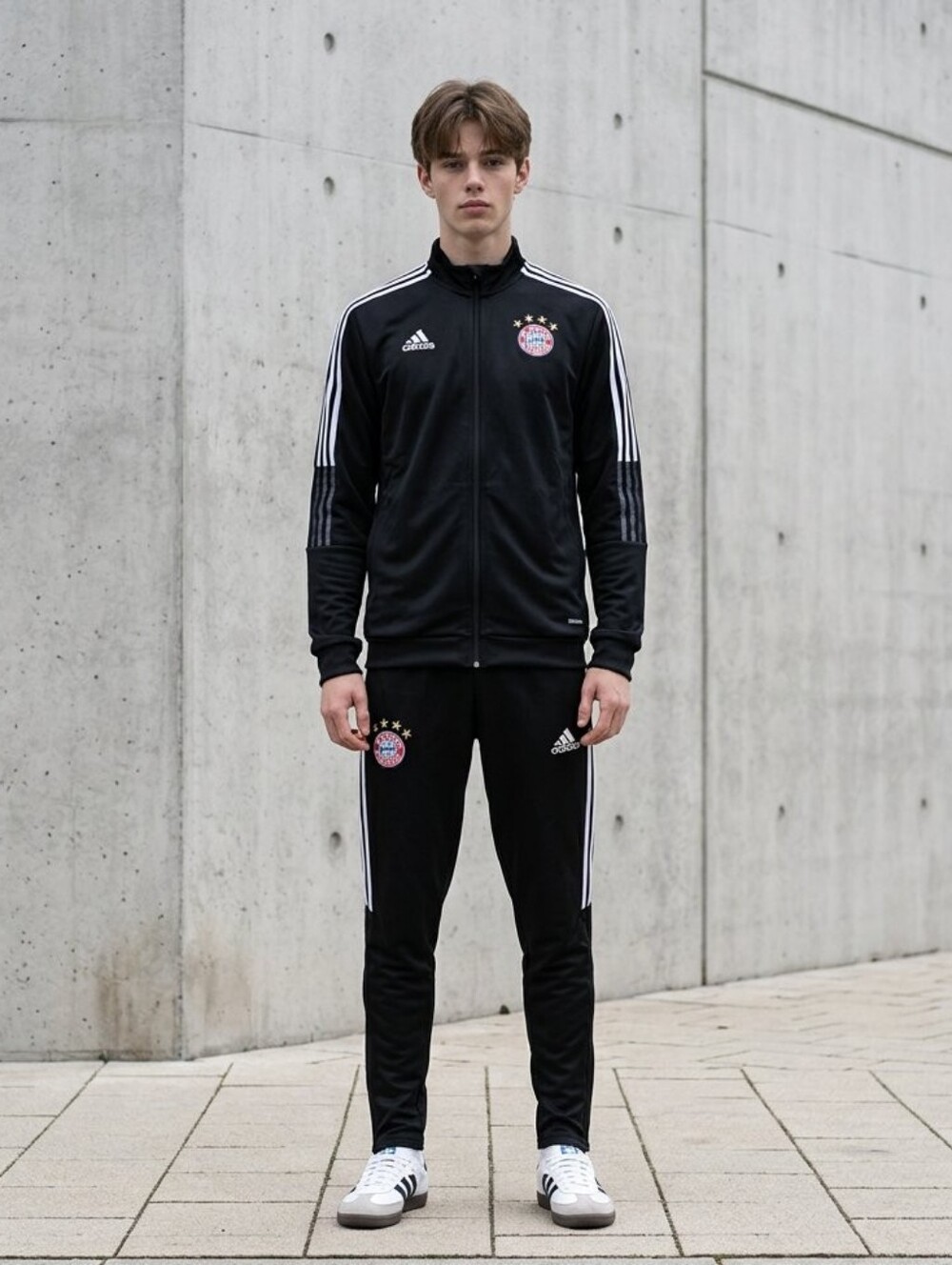 FC Bayern Munich Youth Black Soccer Track Pants